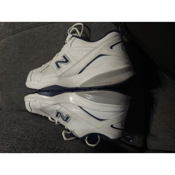 Size 13 - New Balance 619v1 White Navy Sneakers Shoes Walking 4E - Picture 6 of 8